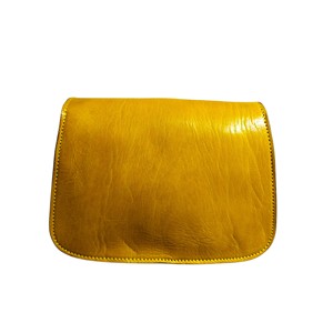 Bolso de cuero para mujer, mini bolso genuino con logo incrustado, cierre de solapa, estilo vintage, para todas las estaciones, ligero y personalizado. - Product Image 3