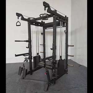 Rack de <span class=keywords><strong>musculation</strong></span> multifonctionnel, cage de squat, machine Smith, entraînement de force, exercices de <span class=keywords><strong>musculation</strong></span>, <span class=keywords><strong>musculation</strong></span> du torse - Product Image 3