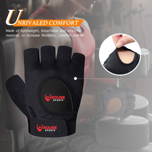 Guantes de Fitness Personalizables para Levantamiento de Pesas, Guantes de Gimnasio Acolchados y Transpirables, Guantes de Entrenamiento Personalizados OEM/ODM para Ejercicio y Deportes - Product Image 2