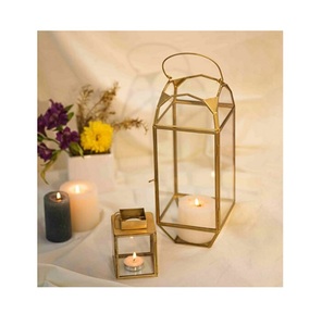 Portavelas y farolillos de metal más vendidos para decoración tradicional del hogar a precios razonables exportados a la India - Product Image 6