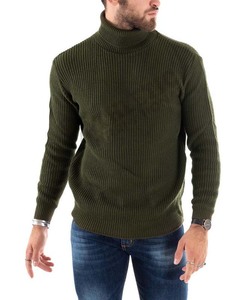 Haute qualité hiver 2023 hommes vêtements couleur unie O cou à manches longues tricoté pull respirant vêtements de sport coton hommes chandails - Product Image 1