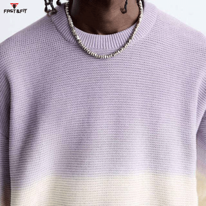 Hot Selling Cheap Price New Design Printed Front Customized Color Anti-Wrinkle Wool/Cashmere Winter <b>Vintage</b> Street Wear Men Crew - Product Image 3