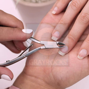Herramientas de uñas Plata Manicura Pedicura Recortador Empujador Piel muerta Acero inoxidable Nipper Herramienta Cutícula de uñas Dedos - Product Image 3
