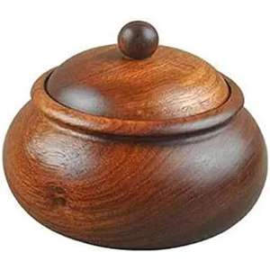 Urne funéraire en bois élégante pour animaux de compagnie Urne faite à la main pour cendres humaines Urne personnalisée pour enterrement ou affichage commémoratif d'Inde - Product Image 1