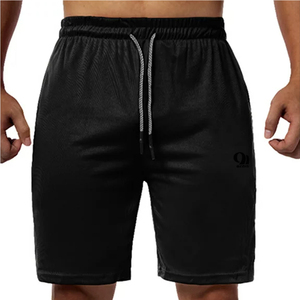 Short de sport pour hommes à séchage rapide de haute qualité respirant écologique short de sport de course motif solide en gros - Product Image 3