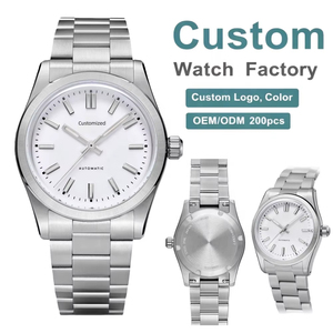 Montre mécanique personnalisée OEM Miyota 9039 automatique, luminescence BGW9, 36 mm, saphir, acier inoxydable, montre-bracelet pour femme, étiquette blanche - Product Image 1
