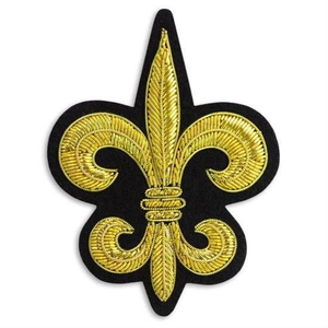 Insignes de broderie faits à la main personnalisés Insignes en métal de gros ODM OEM en fil d'or - Product Image 3