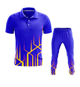 Camisetas de Cricket Personalizadas al por Mayor para Hombre, 100% Poliéster, Tela Transpirable, Colores, Tallas y Logotipos Personalizados, Manga Corta, las Mejores - Product Image 1