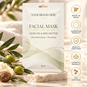 Trattamento Viso all'Olio d'Oliva e Burro di Karité con Etichetta Privata 15ml |   Cura Idratante per Pelle Secca |   OEM Spagna - Product Image 1