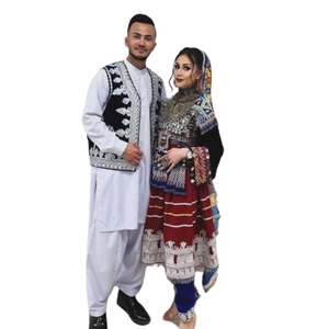 ชุดคู่ afghani เดรสของผู้หญิงชุดคู่สไตล์ kuchi ชนเผ่าอัฟกานิสถานออกแบบใหม่ - Product Image 1