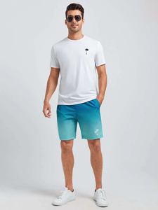 Shorts de bain pour hommes personnalisés avec logo, 18 couleurs unies, shorts d'été pour hommes, shorts de plage, maillots de bain, entrejambe de 5 pouces, shorts de plage pour hommes - Product Image 6