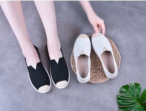 Chaussures en toile 2025 vente chaude doux confortable respirant sans lacet chaussures en toile pour femmes décontracté quotidien - Product Image 2