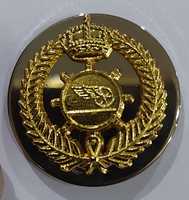 Badges d'uniforme de forces arabes cérémonielles en laiton, personnalisés OEM, avec perles 3D, à attacher
