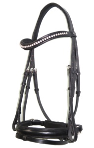 Fab International-Brida de cuero Fig.8 para montar a caballo, bandas para la nariz, estilo occidental duradero - Product Image 2