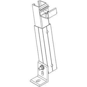 Kit d'inclinaison réglable Unirac NXT 12 pouces en aluminium anodisé pour montage sur toit plat - Product Image 1