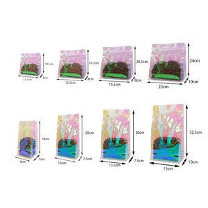 Zhihe tùy chỉnh mùi bằng chứng <span class=keywords><strong>Ziplock</strong></span> đứng lên Túi 250g 1kg 2kg 3kg túi thực phẩm in cho cà phê & thức ăn vật nuôi Túi Mylar - Product Image 2