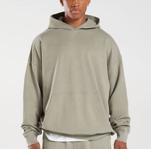 Sudadera con Capucha de Lujo para Hombre, 500 GSM, Mezcla de Algodón y Poliéster, Gruesa, Térmica, para Invierno, Proveedor OEM Personalizado - Product Image 4