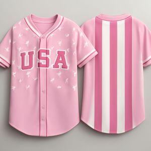 Nom et numéro personnalisés Style rétro maillot de Baseball personnalisé respirant vierge équipe impression Streetwear SABJ1 - Product Image 1