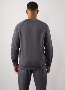 Sudaderas con capucha y Sudadera de manga larga de algodón 100% de Color sólido holgado personalizado para hombre, venta al por mayor, sudadera de primavera para hombre - Product Image 5