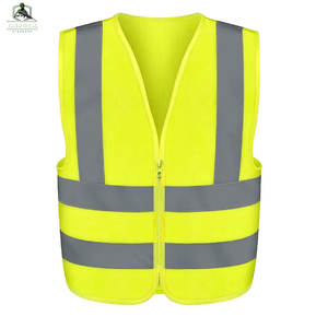 Veste de sécurité haute qualité, légère, imperméable, LED, ANSI Classe 1, coton/polyester, logo personnalisé, design unique, vente flash - Product Image 1