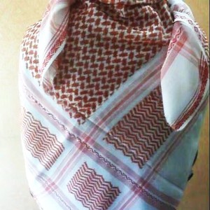 Pañuelo Árabe ROTO YASHMAGH de Poliéster para Verano, Multicolor, Tamaño Personalizado, Longitud Media, Multifuncional para Musulmanes - Product Image 1