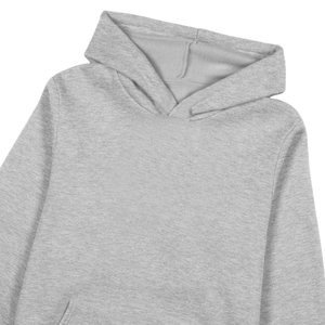 Sudadera con Capucha Gris Claro Unisex, Sudadera con Capucha de Forro Polar de Algodón, Ropa de Calle Informal de Invierno, Sudadera Básica Lisa, Proveedor Mayorista - Product Image 2