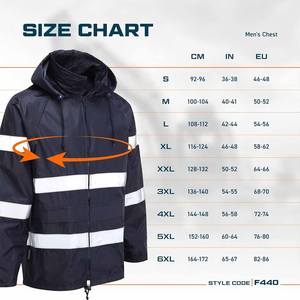 Veste de pluie extérieure pour homme pantalon imperméable mode réfléchissant - Product Image 5
