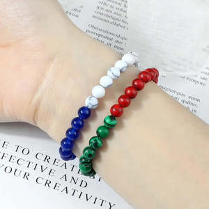 Palestine Natural Stone Cultural Collectible <b>Bracelet</b> Elegant and Unique Jewelry - Product Image 2