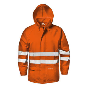 Chaqueta deportiva de seguridad personalizada Hi Viz, capucha, impermeable, reflectante, ropa de seguridad para invierno, cierre de cremallera transpirable de alta visibilidad - Product Image 5