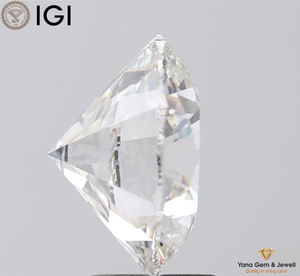 Pieza excepcional 4,50 quilates laboratorio crecido CVD corte redondo diamante G Color VVS2 claridad con certificado IGI - Product Image 6