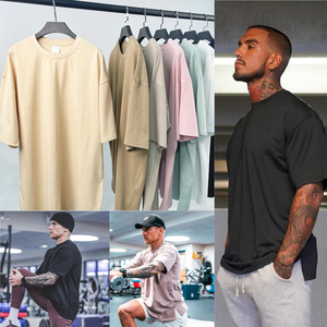 Camisetas de Algodón 100% para Hombre, Camisetas Extra Grandes de Alta Calidad, Camisetas Lisas Hechas a Medida, Venta al por Mayor de Fábrica en Bangladesh - Product Image 3