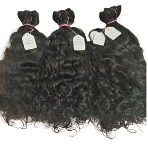 Extension de cheveux humains indiens Extensions de cheveux humains vierges bruts non transformés en vrac Fabriqués en Inde - Product Image 5