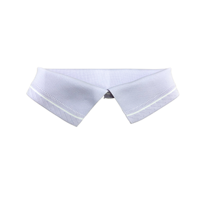 Col en tricot nid d'abeille 300G-580G/m2 Durable Écologique 95% Poly +5% Sp Motif personnalisé OEM/ODM Échantillon disponible - Product Image 1
