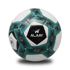 Balón de Fútbol Híbrido de PU de Alta Calidad Alaay, Tamaño Oficial 5, Personalizado para Entrenamiento y Partido, Costuras Ocultas, Logotipo Impreso - Product Image 1