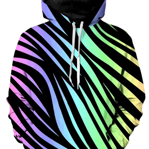 Personalizar diseño elegante sudaderas con capucha de alta calidad 3D impreso pulóver 100% algodón sudaderas con capucha al por mayor para mujer - Product Image 4