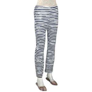 Pantalón estampado para mujer - Azul marino - Product Image 1