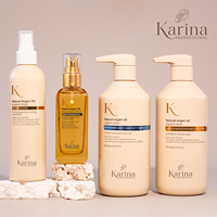 Champú de Aceite de Argán Sin Sulfatos para Reparación del Cabello y Anticaspa, Champú con Logotipo Personalizado de Marca Privada OEM, Venta al Por Mayor
