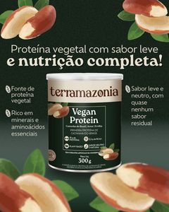 Proteína Vegana Terramazonia 408g, Proteína Vegetal de Nuez de Brasil, Guisante y Arroz, 18g de Proteína, Vegana, Sin Gluten, Sin Lactosa - Product Image 4