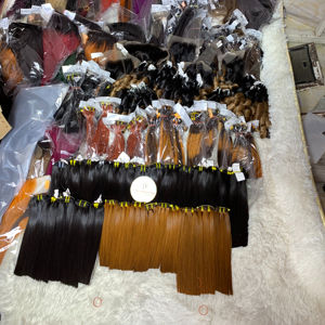 Vente en gros de perruques cheveux humains 100 cheveux vierges vietnamiens naturels fermeture en dentelle douce perruques avec devant en dentelle cheveux alignés sur les cuticules - Product Image 1