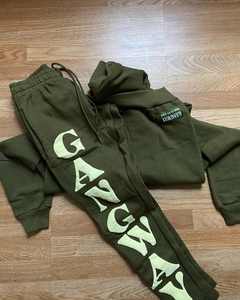 Trajes Deportivos de Invierno para Hombre de Alta Calidad al por Mayor, Impresión Serigráfica, Sólidos, Transpirables, Resistentes al Viento, 380g, Forro Polar de Spandex/Algodón con Capucha - Product Image 6