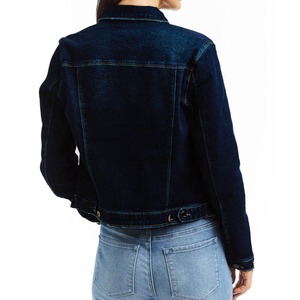 Veste en jean pour femmes à manches longues à la mode nouvelle arrivée Design tendance prix de gros - Product Image 4