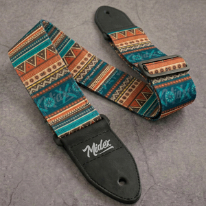 Correa de guitarra Midex GSR-35 con diseño especial tejido y estampado, longitud ajustable de 90-145 cm - Product Image 4