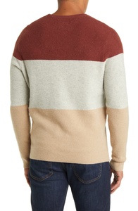 Pull en coton à manches longues pour homme, décontracté, uni, personnalisé, tricoté, pull d'hiver pour homme - Product Image 3