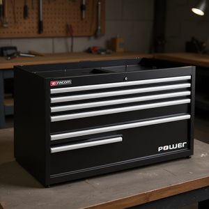 Gabinete de Doble Base Facom con 6 Cajones y 1 Cajón para Fuente de Alimentación, Negro - Gabinetes para Herramientas - Product Image 3
