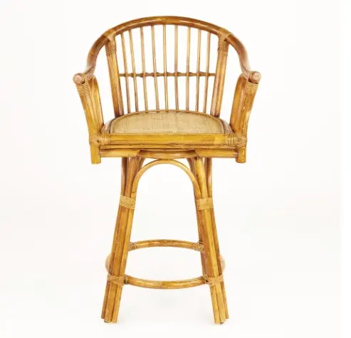벌크 제품 수제 현대 나무 바 의자 레트로 바 카운터 의자 허리 휴식 바 의자 뼈와 레스토랑 펍
