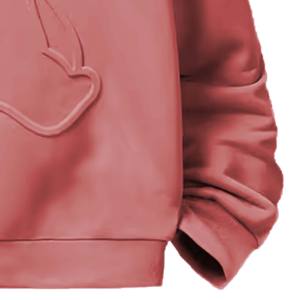 Sweat à capuche unisexe 100 % coton, 400 g/m², avec logo personnalisé, impression 3D et gaufrage - Product Image 2