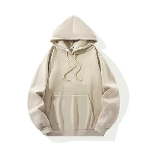 เสื้อมีฮู้ดสำหรับผู้ชายใส่สบายพอดีผ่านไหล่หน้าอกและเอวขนแกะแปรง: ผ้าฝ้ายโพลีเอสเตอร์นุ่ม8.3ออนซ์ - Product Image 1