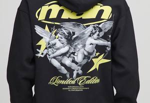 High Street Style Cotton Hoodies Venta al por mayor Cremallera Heavyweight Cotton Hoodie Hombres Impresión personalizada Logo 2025 - Product Image 2