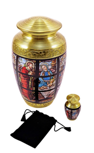 Urna de cremación de Metal de calidad superior de diseñador único más vendido, suministros funerarios al por mayor, Memorial de mascotas para adultos con estilo clásico - Product Image 2