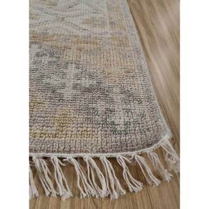 Alfombra de Lana Anudada a Mano Erbe PKWL-960, Tono Dorado, Versátil, Rectangular 9x12, Diseño de Medallón Abstracto, para Pasillo, Entrada, Hogar - Product Image 3